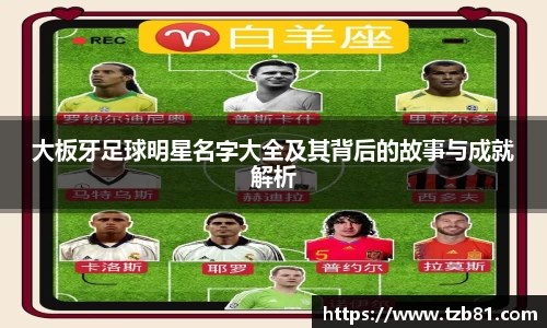 大板牙足球明星名字大全及其背后的故事与成就解析